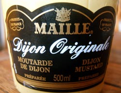 Dijon mustard jar
