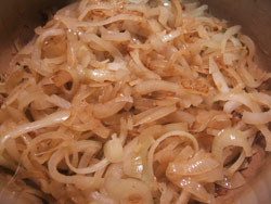 Browned onions