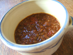 Lentil soup